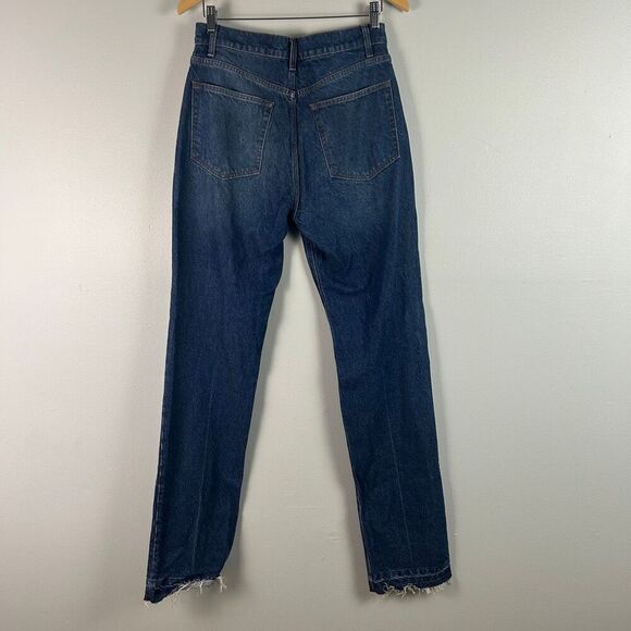Reformation Cynthia Cuffed High Rise Straight Jeans - Picture 5 of 8